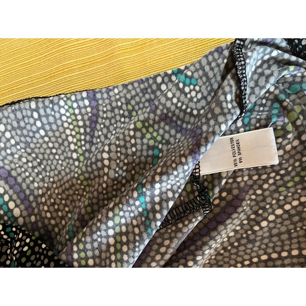 Chaus Multiple Colored Abstract Long Sleeve Top Women’s Size:M - Picture 5 of 6